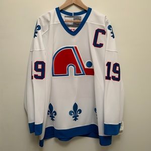 Quebec Nordiques Joe Sakic Home CCM Jersey XL NWT